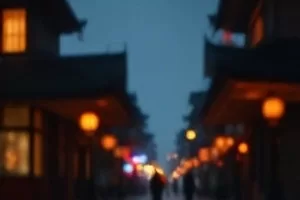 《沙漏之间》沙尘暴中相互搀扶的两个人影