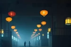 《晚班列车》深夜站台上最后一班车进站